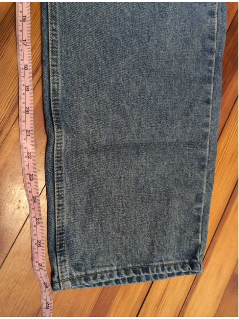 Member Mark Classic Comfort Jeans 38 X 29 Blue Baggy Light Wide Leg Relaxed